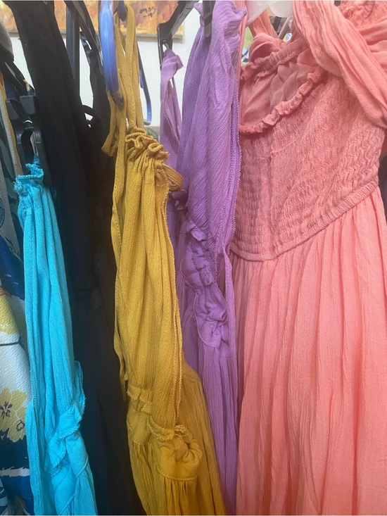 Dresses & Skirts - Large Summer Dresses Coral, Lavender, Mustard, Black, Turquoise, + Grey XL